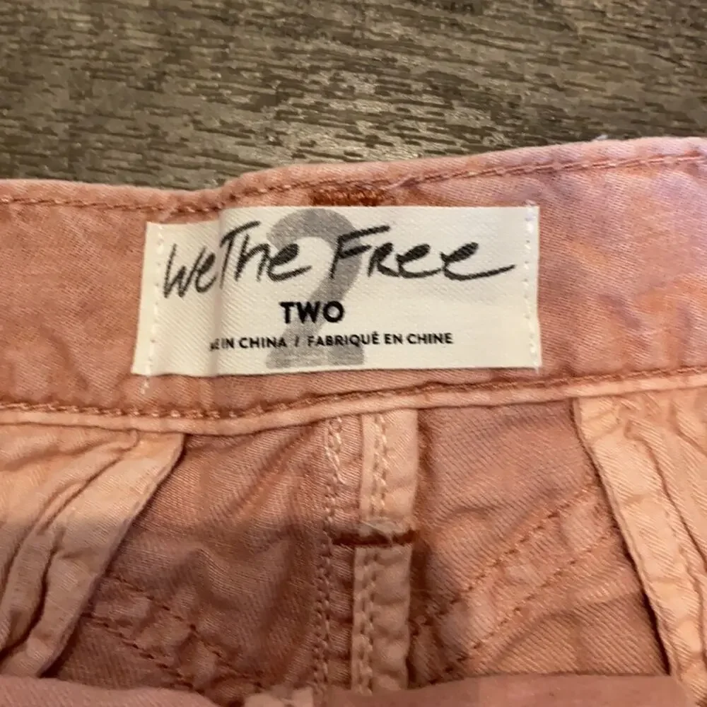 NWT WE The FREE Hi Waisted Utility Harem Shorts Size 2 - Picture 6 of 7
